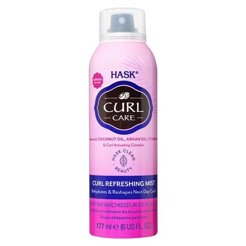 Hask Curl Care Refreshing Mist Clear 177ml Hask Curl Care Refreshing Mist Clear 177ml