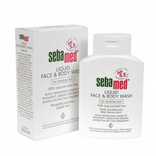 Sebamed Liquid Face & Body Wash 200ml Sebamed Liquid Face & Body Wash 200ml