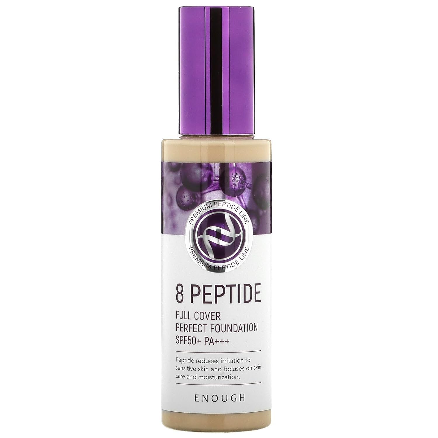 Enough, 8 Peptide, Full Cover Perfect Foundation, SPF 50+ PA+++, #23,(100 g) Enough, 8 Peptide, Full Cover Perfect Foundation, SPF 50+ PA+++, #23,(100 g)
