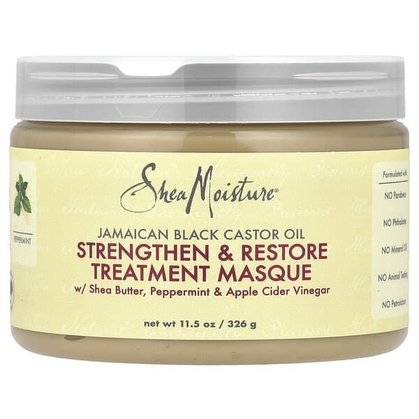 SheaMoisture Jamaican Black Castor Oil Strengthen & Restore Treatment Masque (326 g) SheaMoisture Jamaican Black Castor Oil Strengthen & Restore Treatment Masque (326 g)