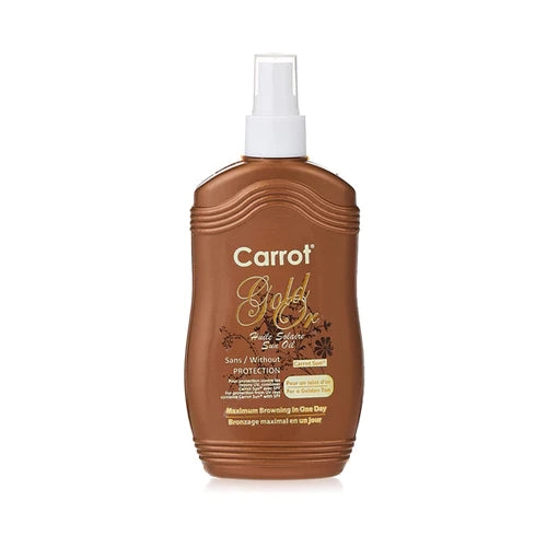 CARROT SUN OIL WITH GOLD 200ML CARROT SUN OIL WITH GOLD 200ML