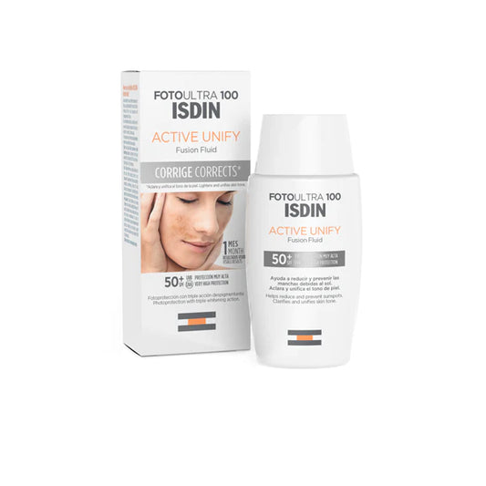 ISDIN FOTOULTRA 100 ACTIVE UNIFY FUSION FLUID SPF50+ 50ML