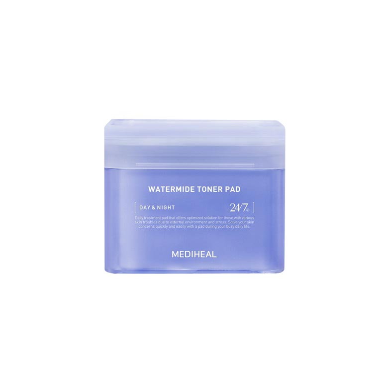 MEDIHEAL, Watermide Toner Pad, 100 Pads, (170 ml)