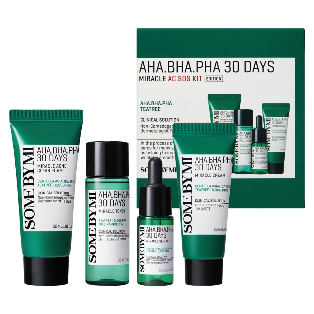 SOME BY MI AHA BHA PHA 30Days Miracle AC SOS Kit SOME BY MI AHA BHA PHA 30Days Miracle AC SOS Kit