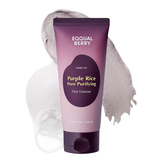EQQUALBERRY Purple Rice Pore Purifying Pack Cleanser 130g