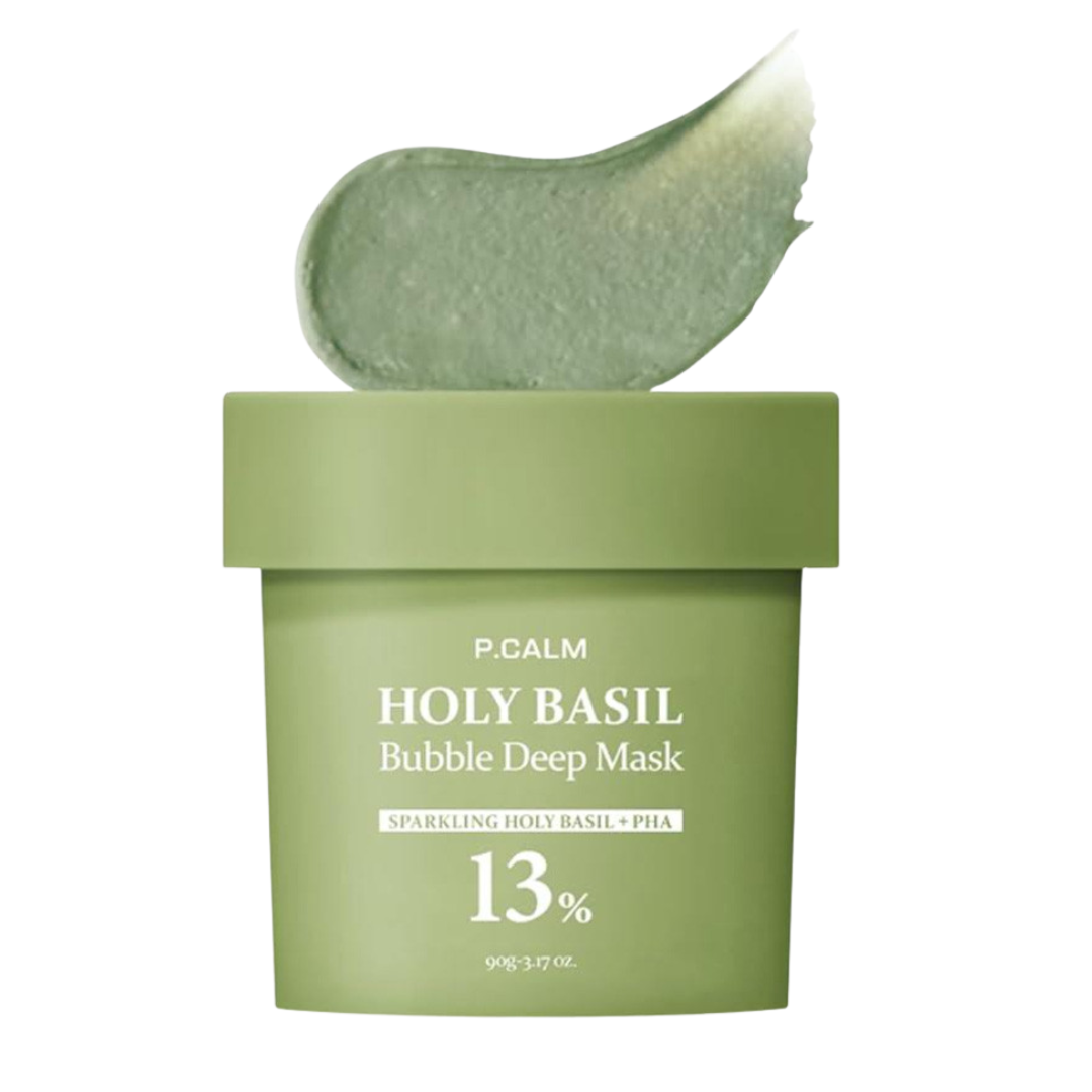 P.CALM Holy Basil Bubble Deep Mask 90g P.CALM Holy Basil Bubble Deep Mask 90g