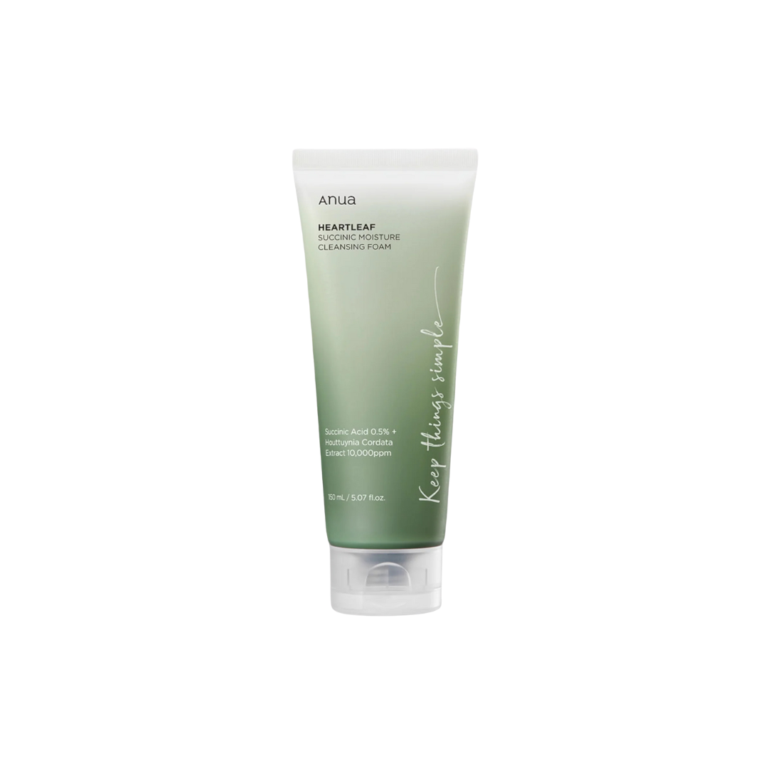 Anua heartleaf Succinic Moisture Cleansing Foam Anua heartleaf Succinic Moisture Cleansing Foam