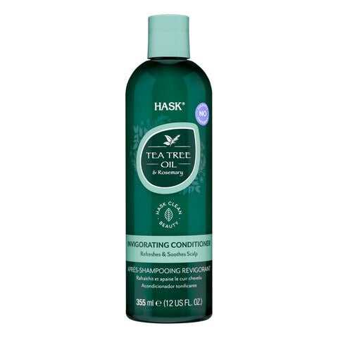 Hask Tea Tree Oil And Rosemary Invigorating Conditioner Green 355ml