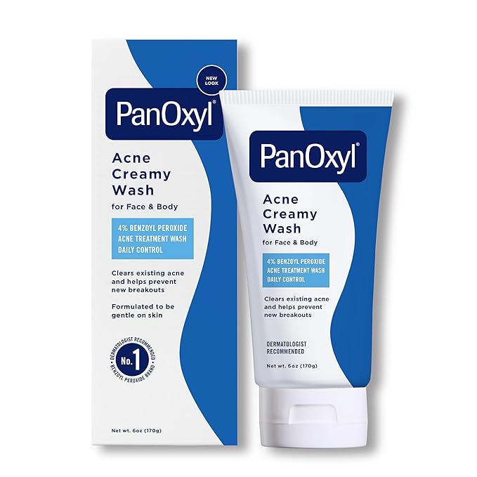 PanOxyl, Acne Creamy Wash, Benzoyl Peroxide 4% Daily Control