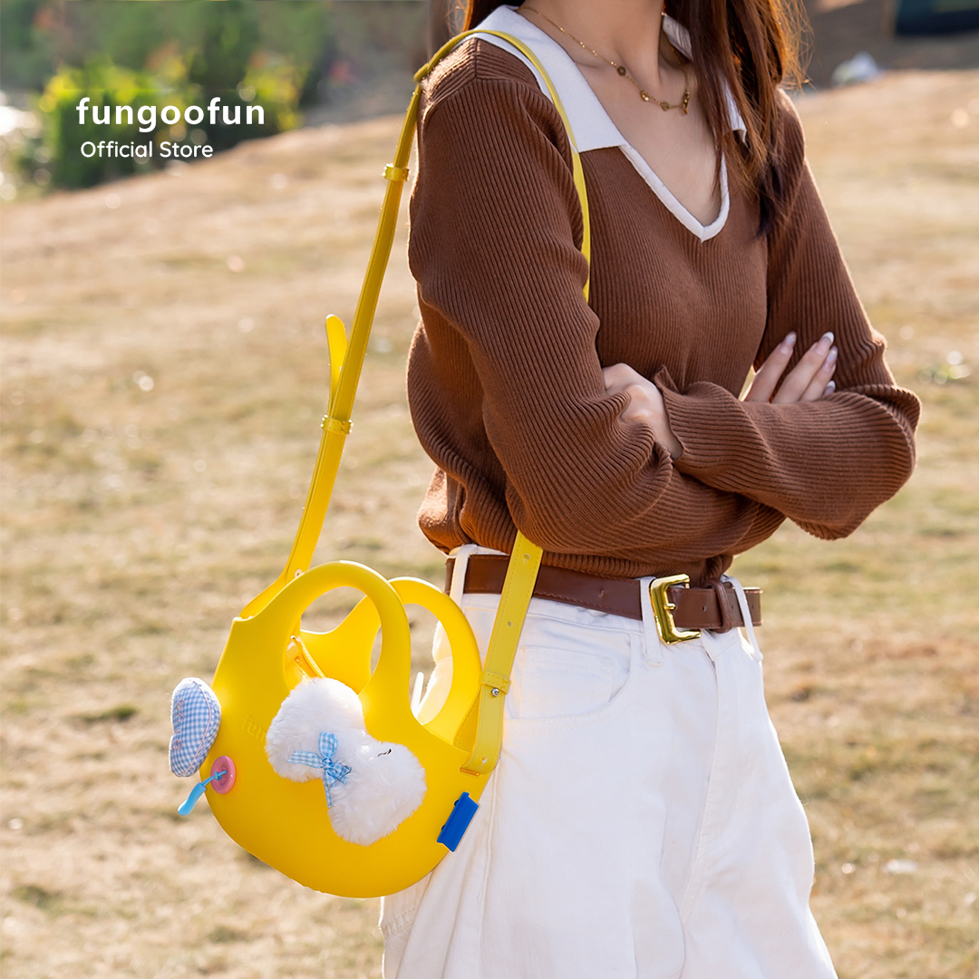 FUNGOOFUN Gogo Crossbody Bag - Yellow