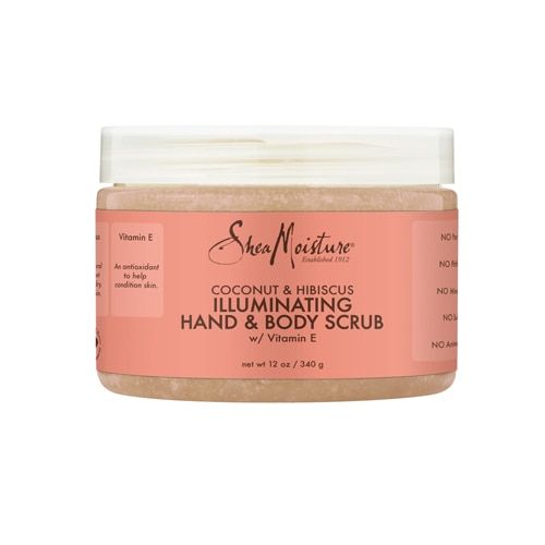 SheaMoisture lluminating Hand & Body Scrub With Vitamin E Coconut & Hibiscus (340 g)