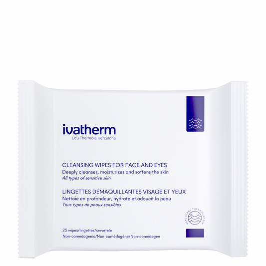 Ivatherm cleansing wipes face and eyes