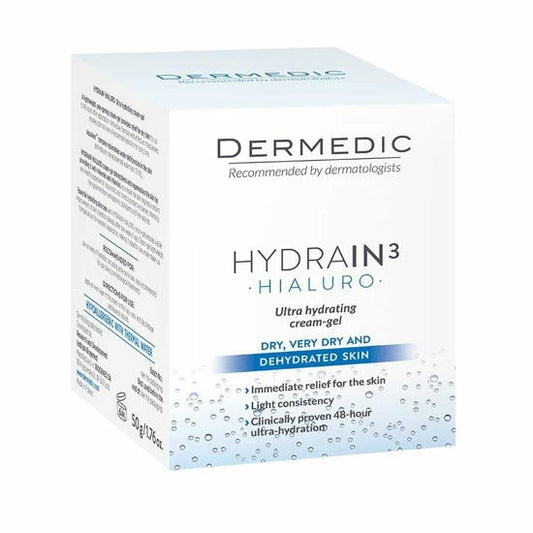 Dermedic Hydrain 3 Hyaluro Ultra Hydrating Cream Gel 50 mL
