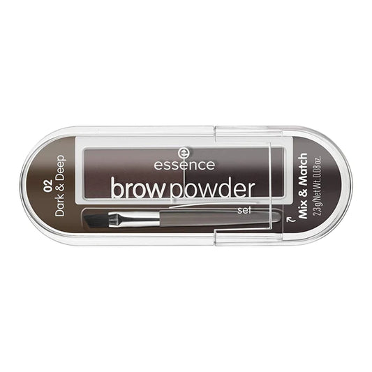 Essence Brow Powder Set 02 Dark And Deep