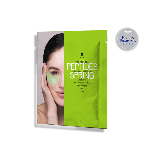 youth lab peptides spring hydra-gel eye patches mono dose