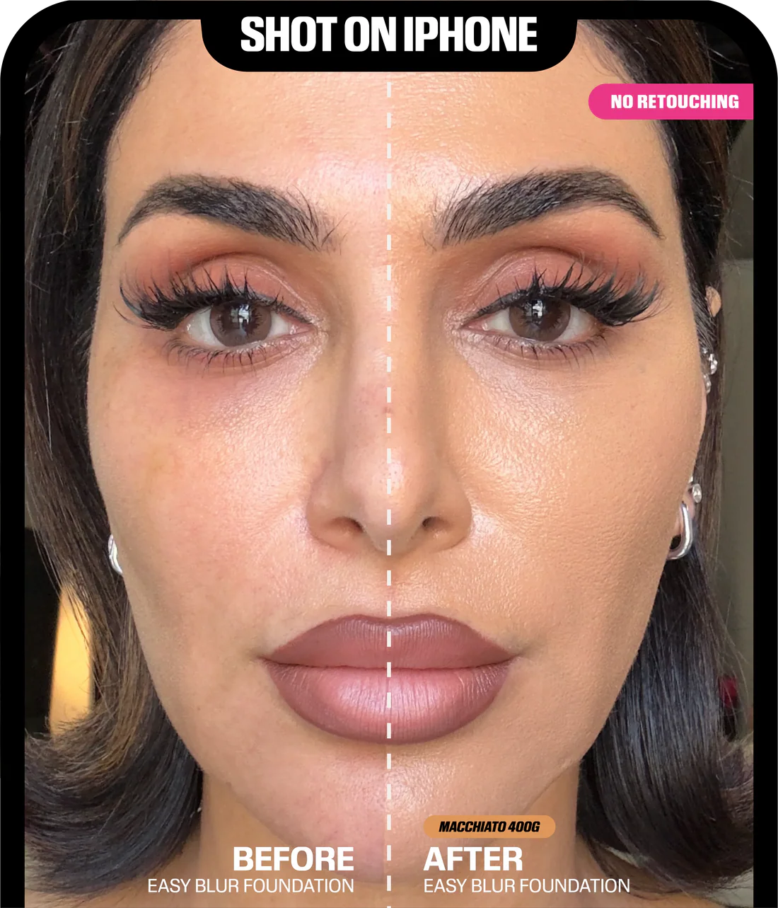 HudaBeauty Easy Blur Natural Airbrush Foundation with Niacinamide  (All Shades)