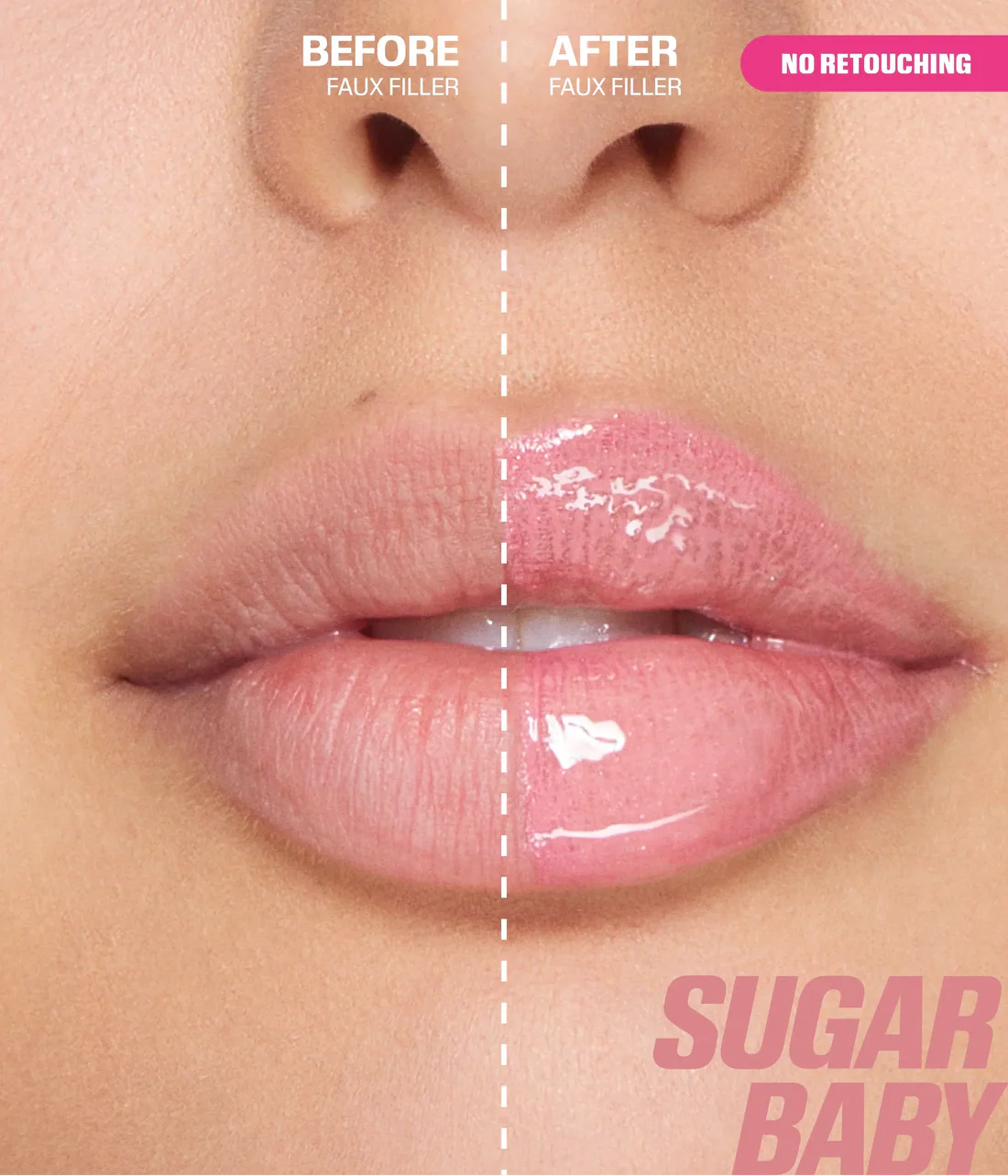 HudaBeauty FAUX FILLER Extra Shine Lip Gloss 3.9 ML (All Shades)