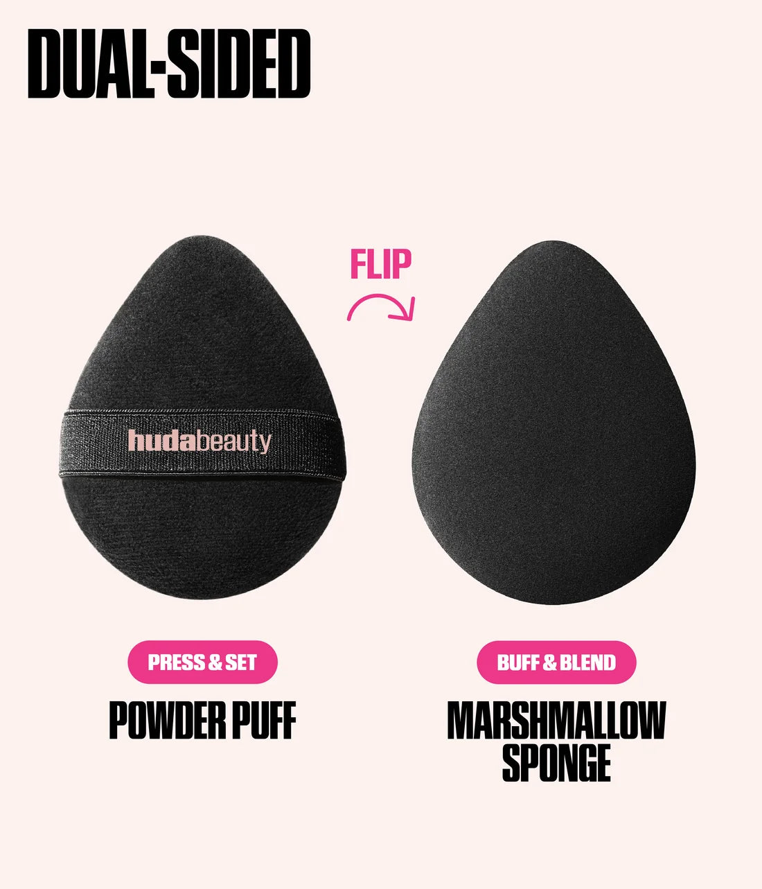 HudaBeauty Easy Bake Marshmallow Puff & Sponge