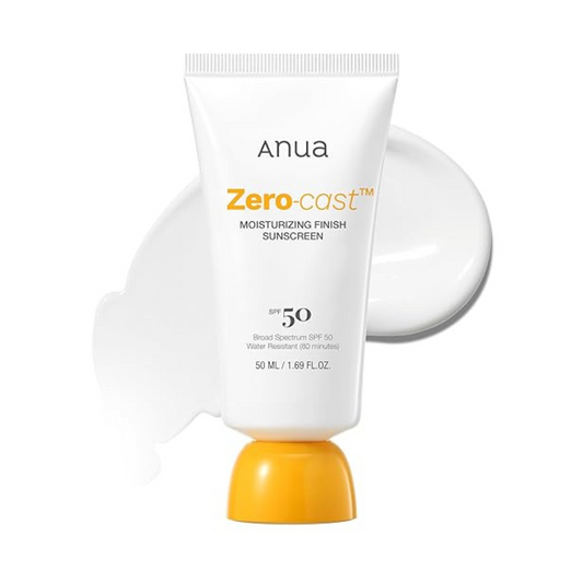 Anua zero-cast Moisturizing Finish Sunscreen 50ml