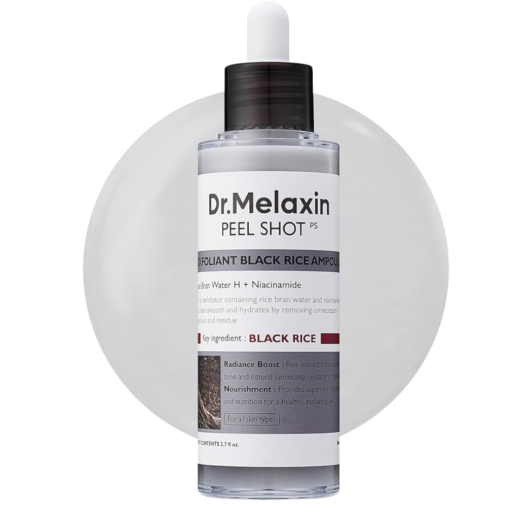 Dr.Melaxin Peel Shot Exfoliating Black Rice Ampoule 80ml
