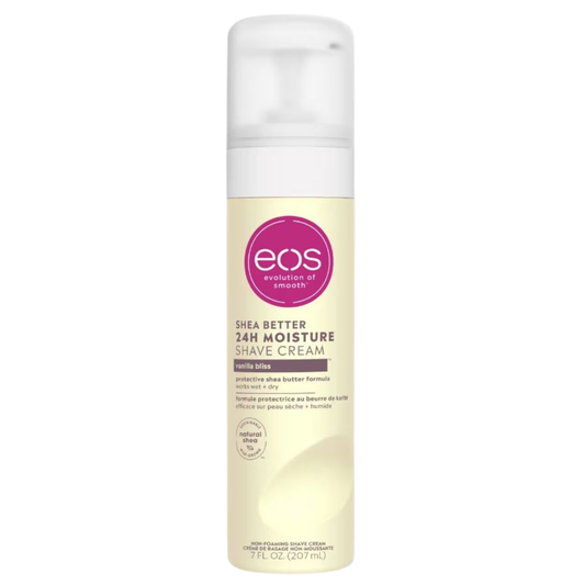 eos Shea Better 24H Moisture Shave Cream, Vanilla Bliss (207 ml)