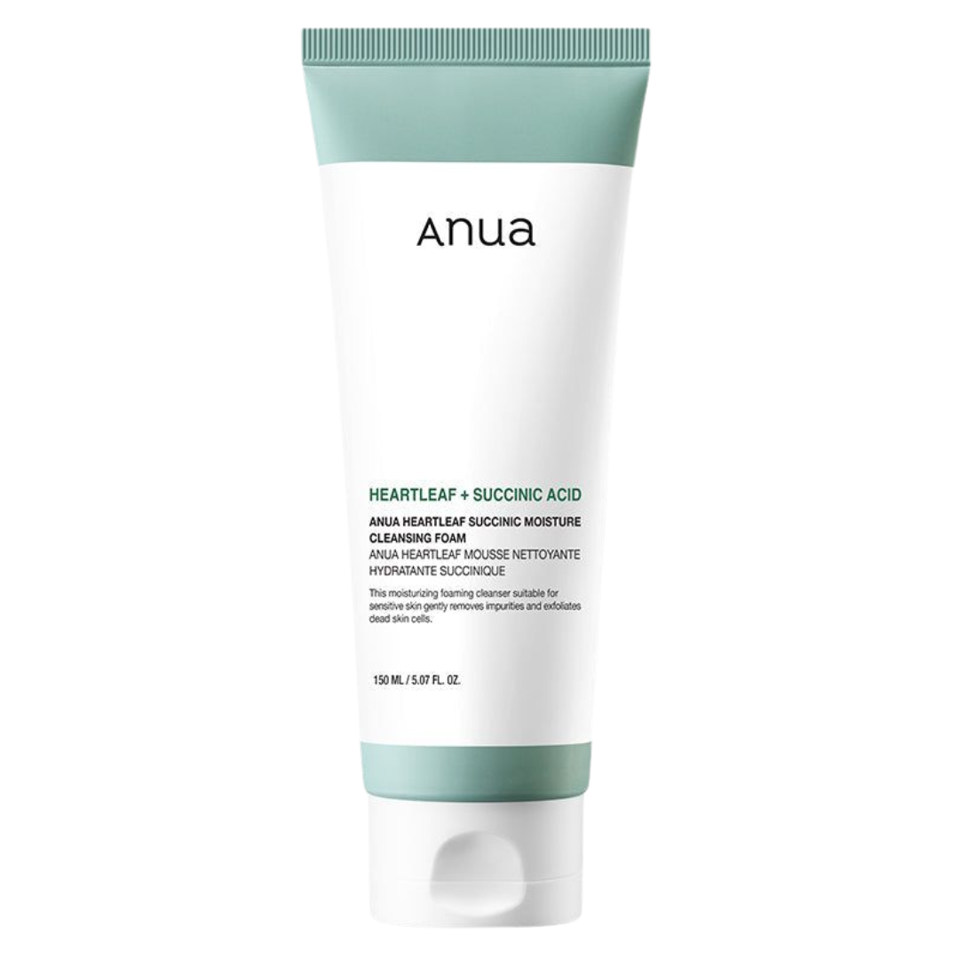 Anua Heartleaf Succinic Moisture Cleansing Foam 150ml