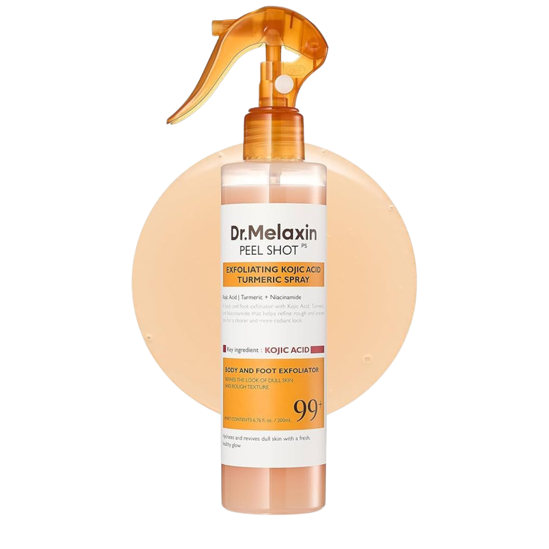 Dr Melaxin Peel Shot Exfoliating Kojic Acid Turmeric Spray 200ml