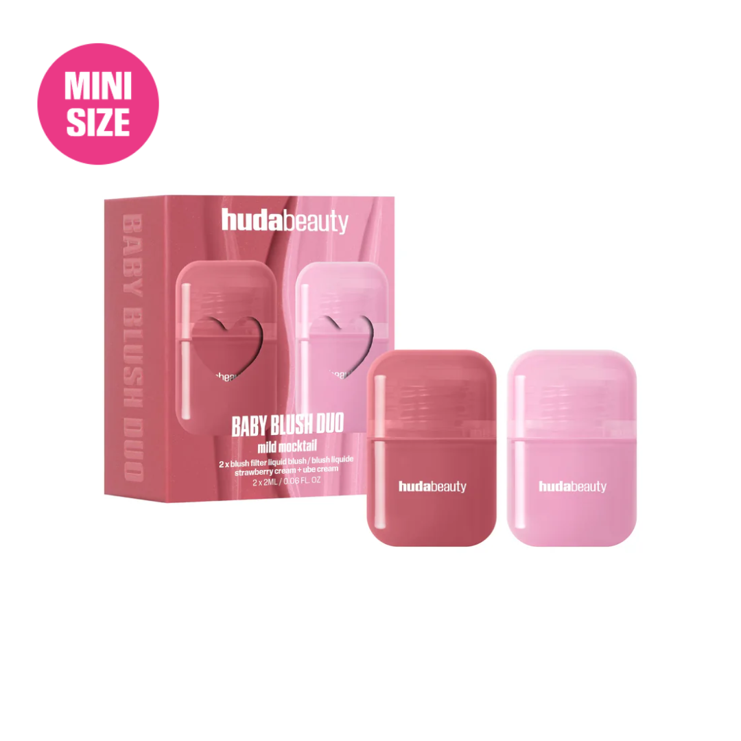 HudaBeauty Baby Blush Mild Mocktail Duo Kit (2 x 2ml)