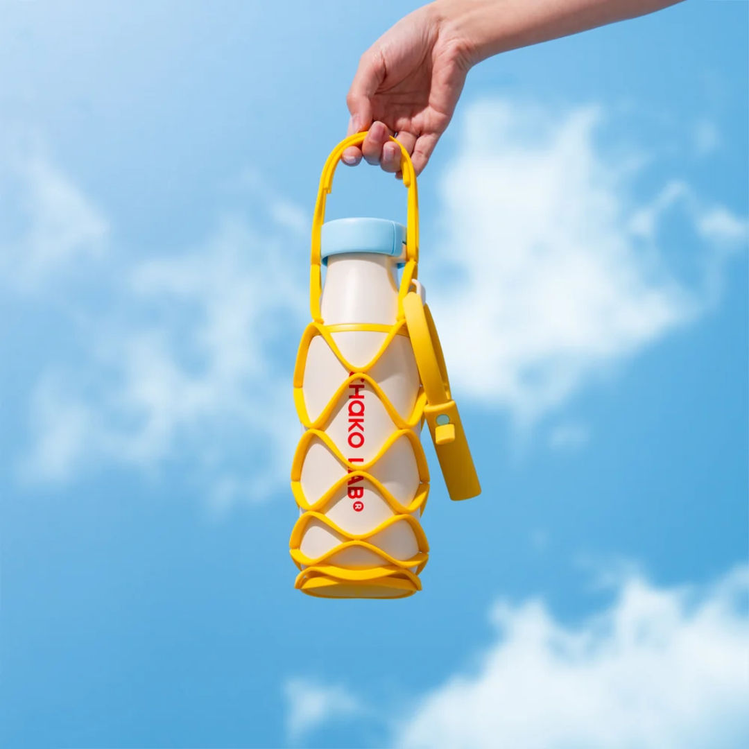 Chako Lab Mesh Cup Sleeve - Yellow