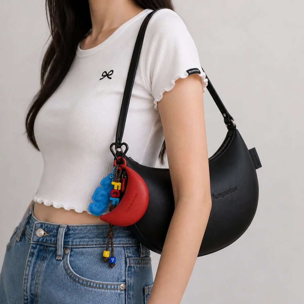 FUNGOOFUN Mini Banana Bag Pendant - Red