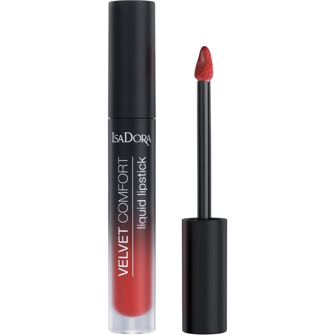 Isadora Velvet Comfort Liquid Lipstick 57 Hot Coral