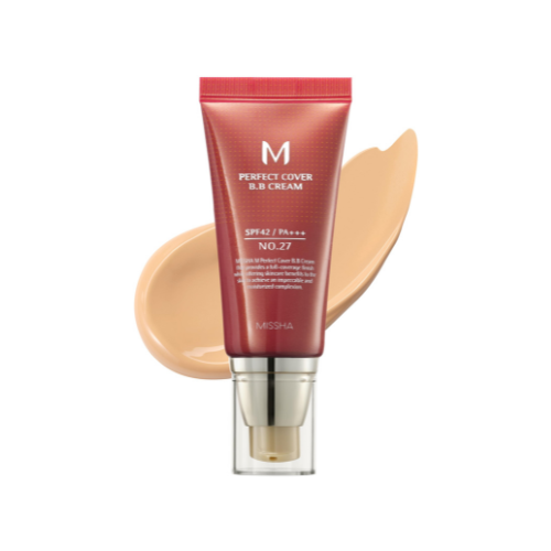 Missha, M Perfect Cover B.B Cream, SPF 42 PA+++, No. 27