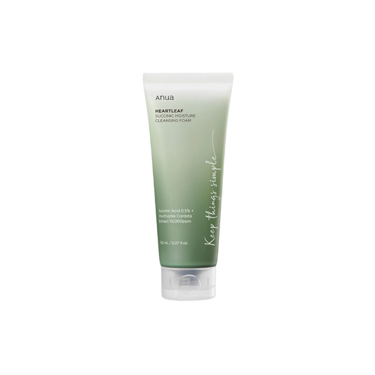 Anua heartleaf Succinic Moisture Cleansing Foam