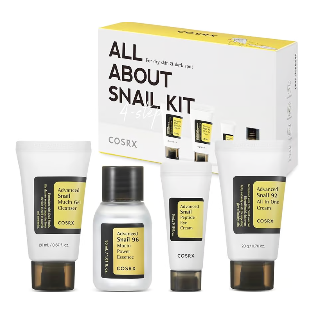 CosRx, All About Snail Kit, 4 Piece Kit