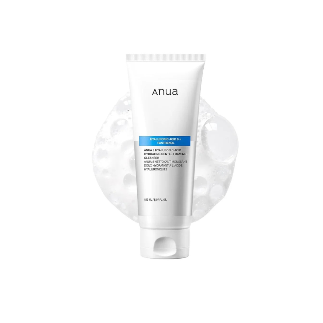 Anua 8 Hyaluronic Acid Hydrating Gentle Foaming Cleanser