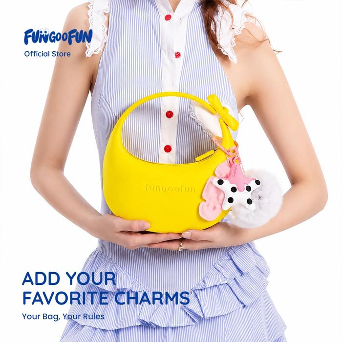 FUNGOOFUN Donut Bow Bag - Black