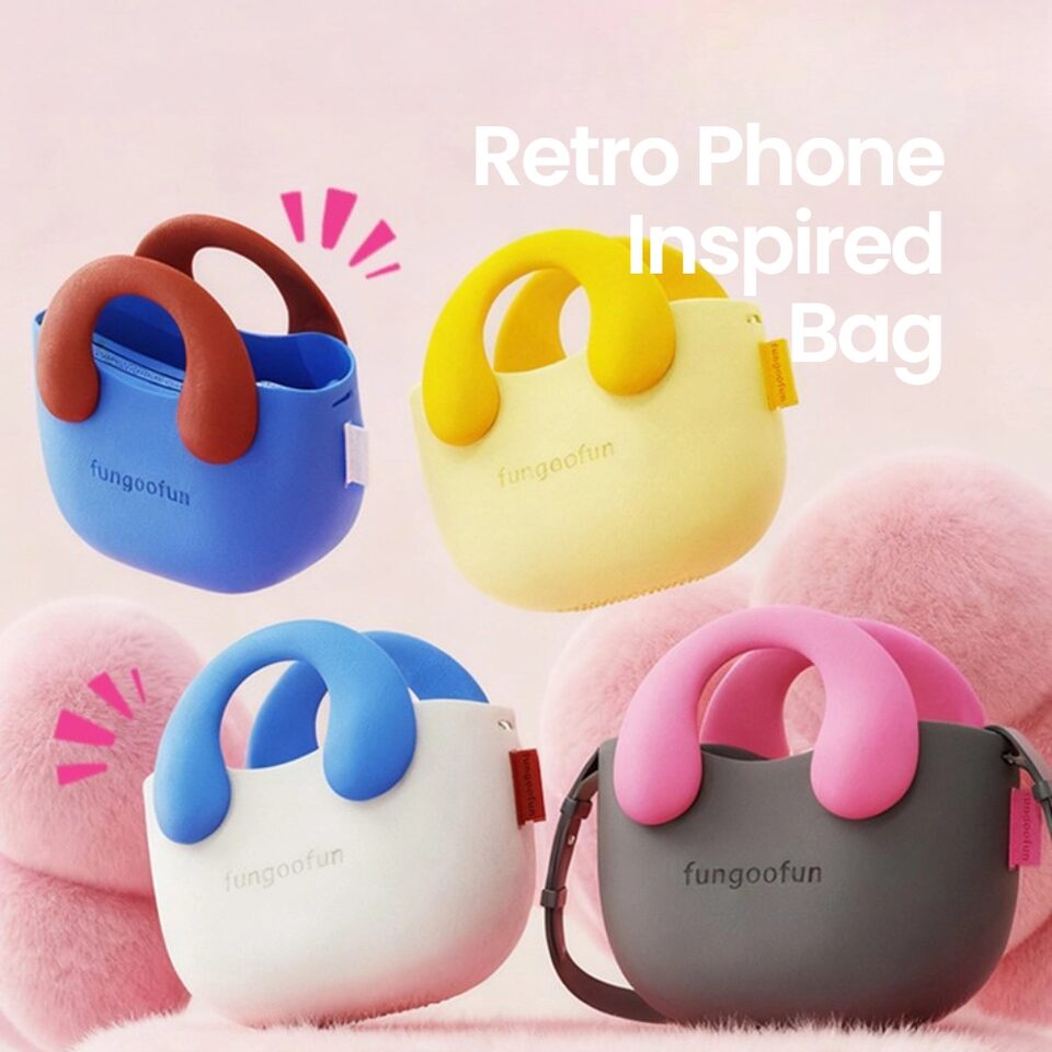 FUNGOOFUN Phone Bag with Inner Lining - Black