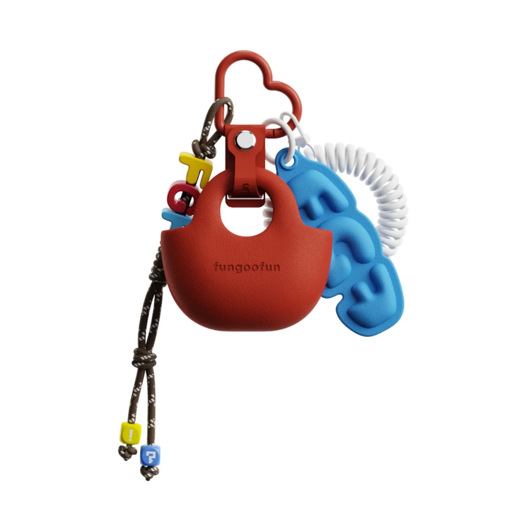 FUNGOOFUN Mini Gogo Bag Pendant - Red
