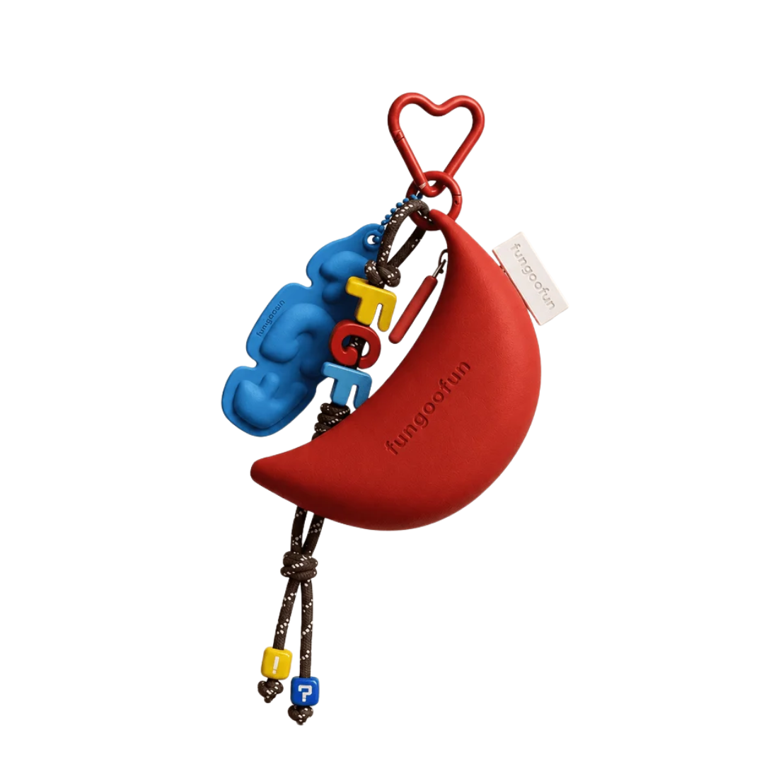 FUNGOOFUN Mini Banana Bag Pendant - Red