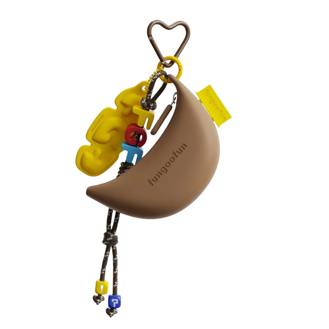 FUNGOOFUN Mini Banana Bag Pendant - Brown