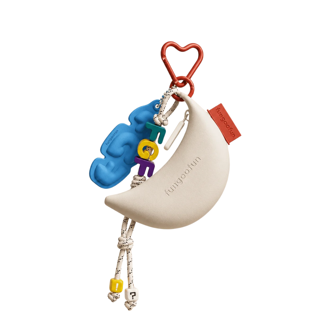 FUNGOOFUN Mini Banana Bag Pendant - White