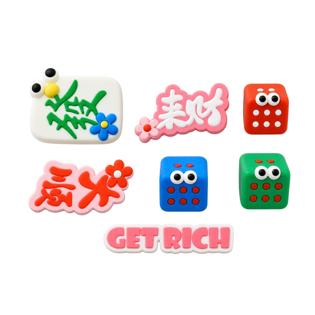 FUNGOOFUN Mahjong Green Charms