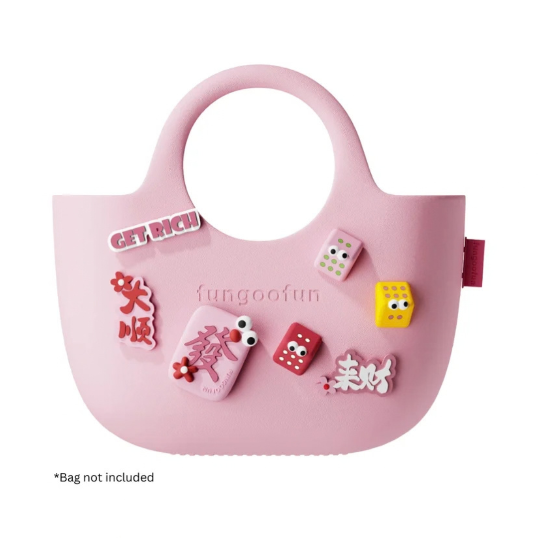 FUNGOOFUN Mahjong Pink Charms