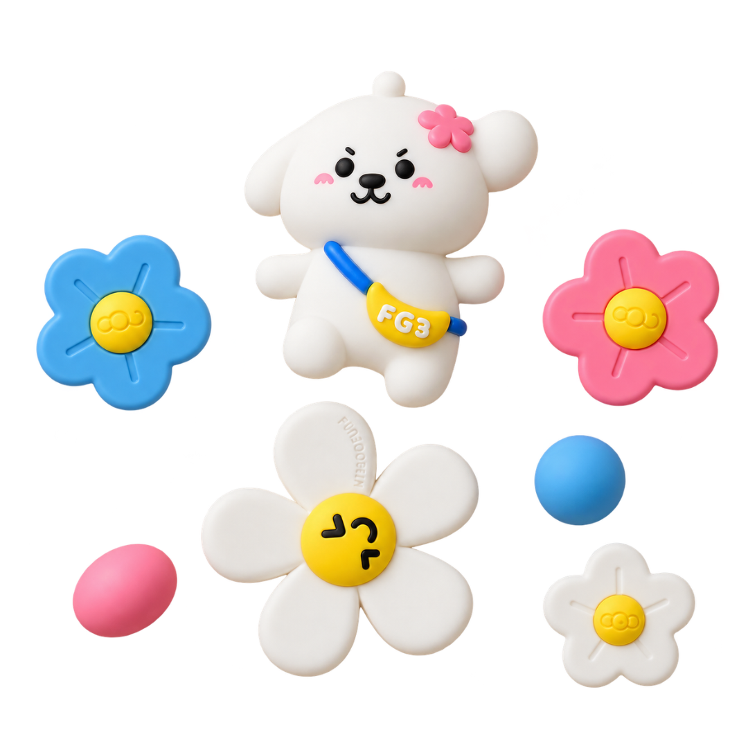 FUNGOOFUN Running Puppy Charms