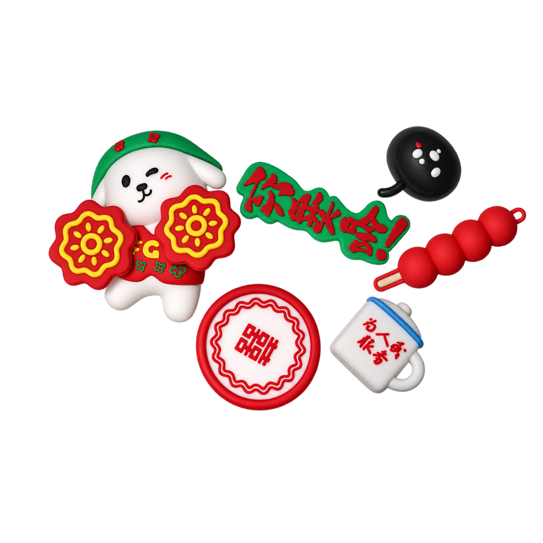 FUNGOOFUN Lucky Cat DIY Charms