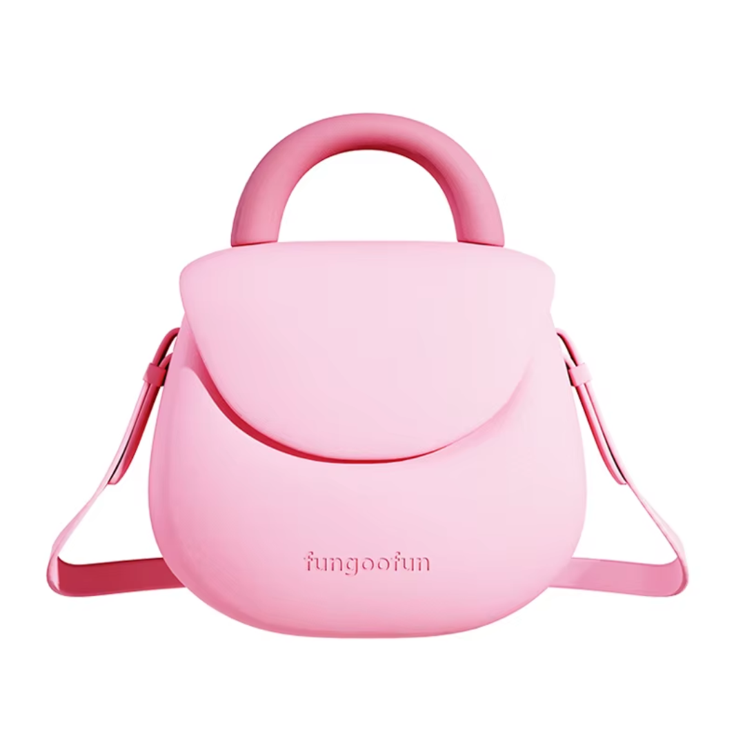 FUNGOOFUN Gourd Crossbody Bag - Pink