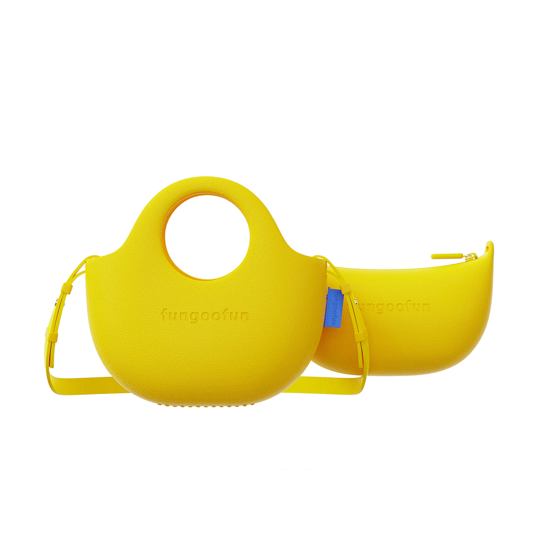 FUNGOOFUN Gogo Crossbody Bag - Yellow