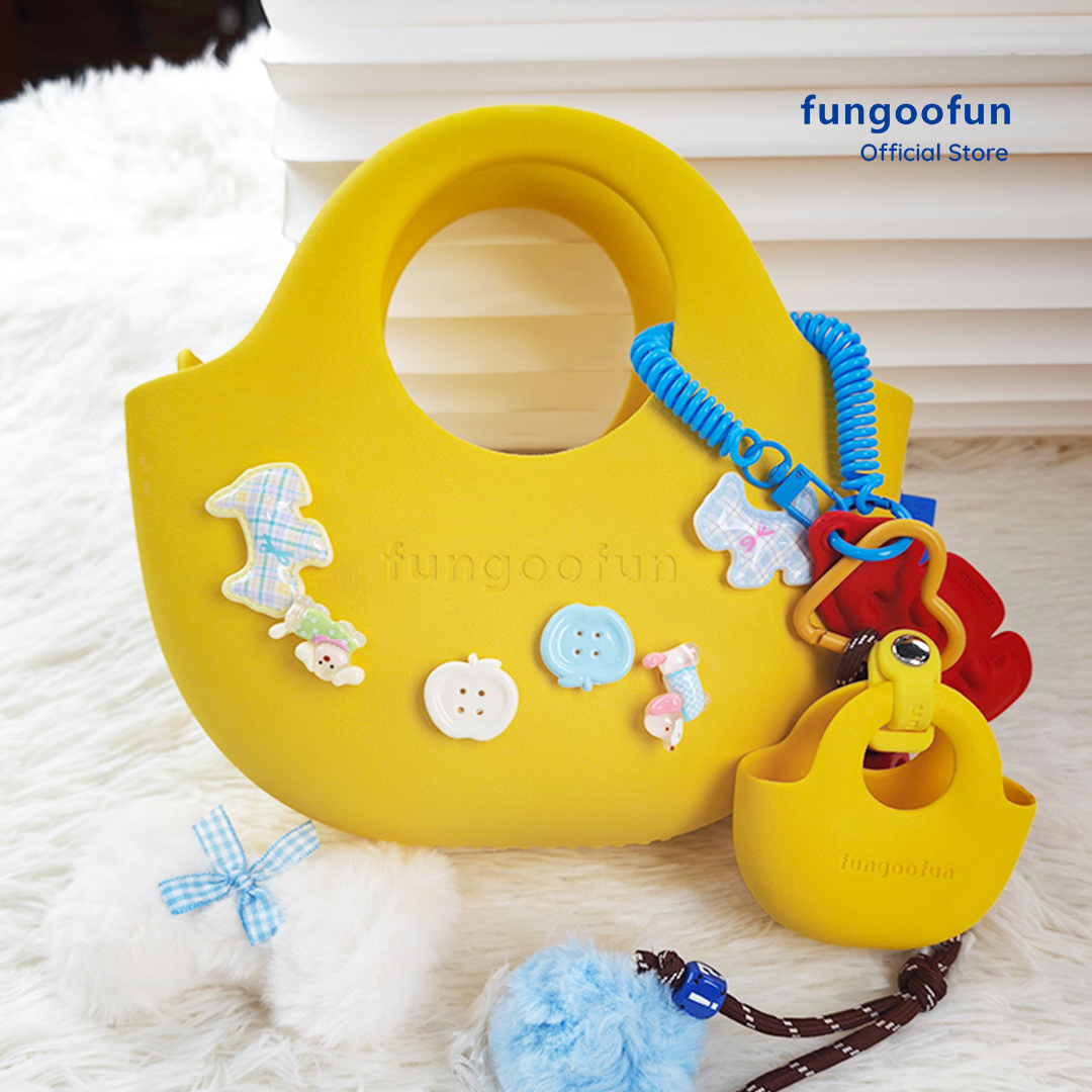 FUNGOOFUN Mini Gogo Bag Pendant - Yellow