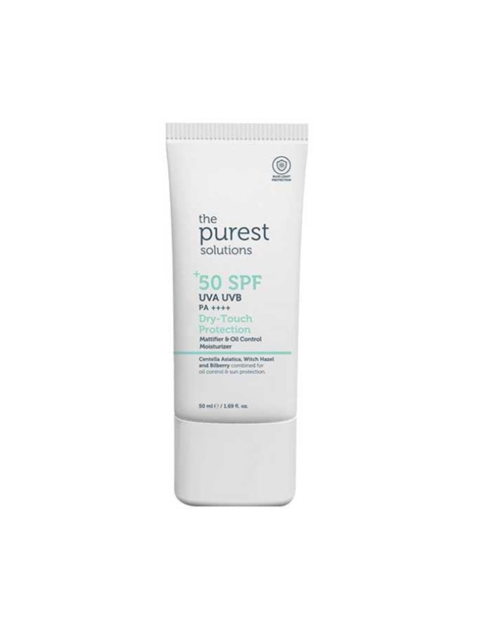 The purest 50 SPF mattifier & oil control moisturizer Dry-touch  protection