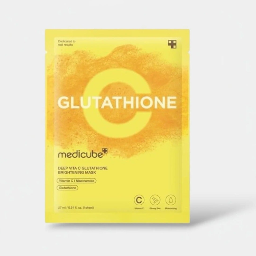 Medicube Deep Vita C Glutathione Brightening Mask (1 Sheet)